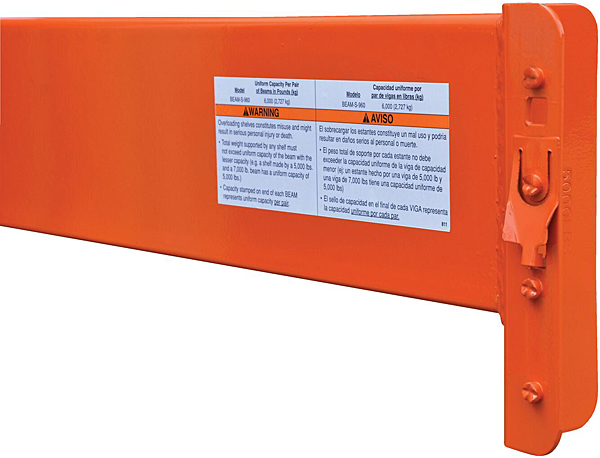Vestil BEAM-S-850 Pallet Rack Beam