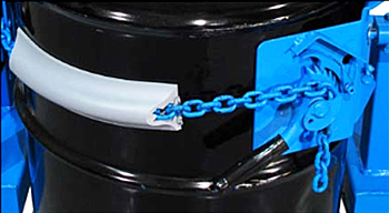 Standard drum cinch close up