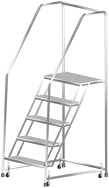 Ballymore Stainless Steel Spring Loaded Casters Ladder