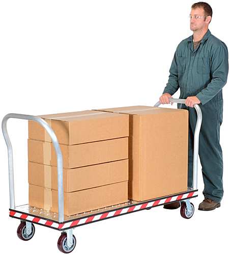 Vestil ATP-C-2460-2HDL Aluminum Platform Truck