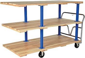 Vestil VHPT/TD-3672 Triple Decker Platform Cart