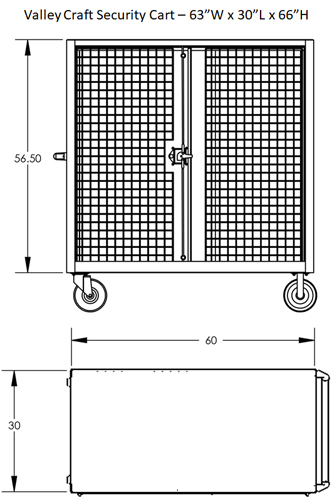 F89557VCGY Dimensions