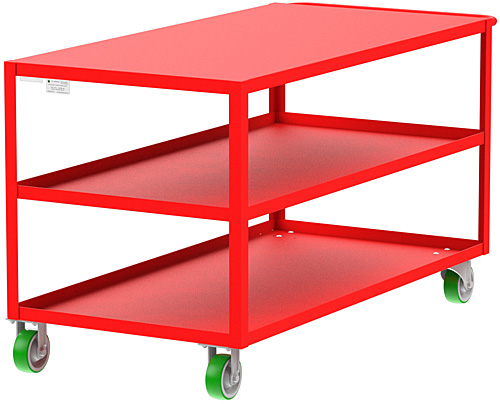 Valley Craft Utility Cart with Flush Top