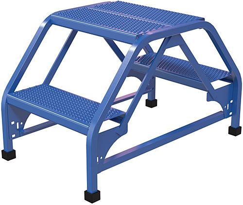 Vestil LAD-DD-18-2-P Double Sided Ladder