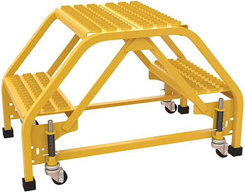 Vestil LAD-DD-P-18-2-G Double Sided Ladder