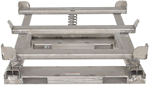 Vestil IBC-TLT-FP-SS Stainless Steel IBC Stand with Fork Pockets