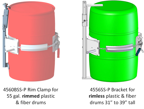 Plastic &amp; Fiber Drum Adaptors 4560BSS-P &amp; 4556SS-P