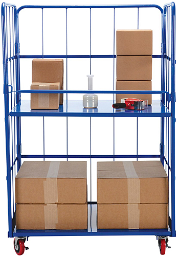 Vestil ROL-3143-2 Foldable Roller Container