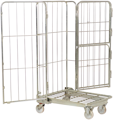 Vestil ROL-95 Foldable Cage Cart