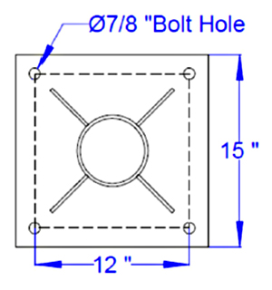 FTJ Tooling Crane Bolt Pattern