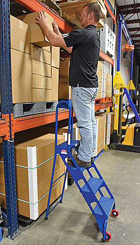 Vestil FLAD Industrial Folding Ladder