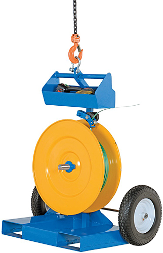 Vestil STRAP-FP Banding Cart with Fork Pockets