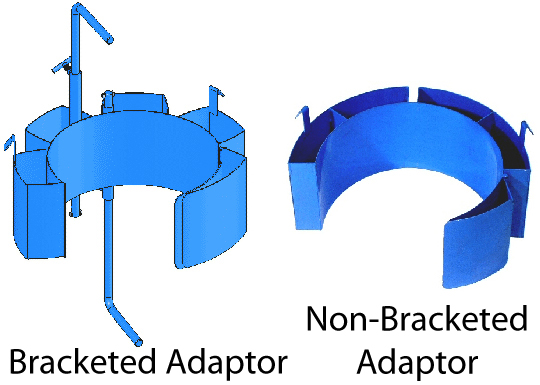 Small Diameter Drum Adaptors Bracketed &amp; Non-Bracketed