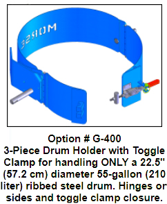 Option G400 3 piece Drum Holder