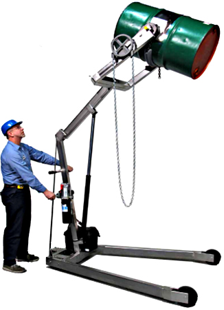 Morse 400A-72SS-125 Stainless Steel Drum Dumper (96 model shown)