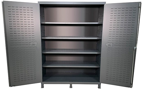 ValleyCraft F89117 Industrial Bin &amp; Shelf Cabinet