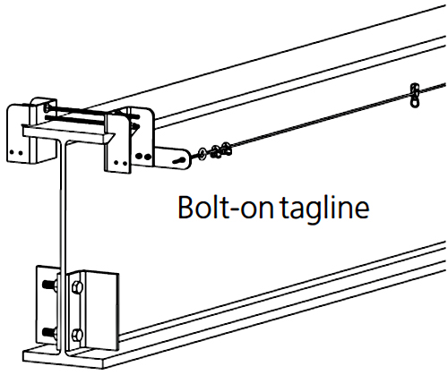 Spanco Tagline for power cord management