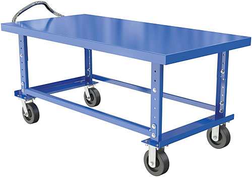 Vestil ACH-1-3060-MR Adjustable Height Steel Platform Truck