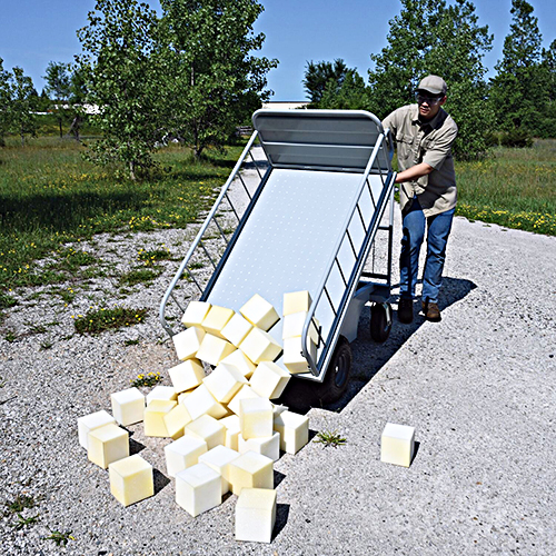 OROAD-1000-T Electric Platform Cart 