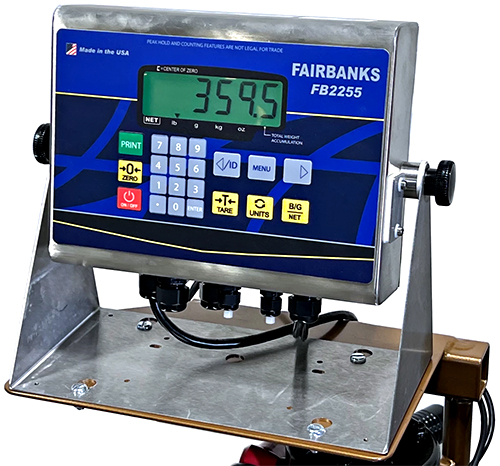 Morse 825H-N-125 drum palletizer with scale