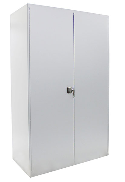 Valley Craft White Electronic Locking Cabinet 