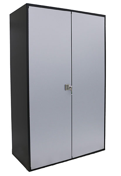 Valley Craft Silver/Black Electronic Locking Cabinet 