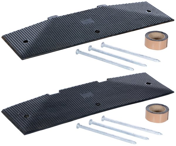 Rubber Speed Hump Additional Male &amp; Female End Caps