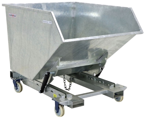 Aaardwolf WB1000G Galvanized Dumping Hopper
