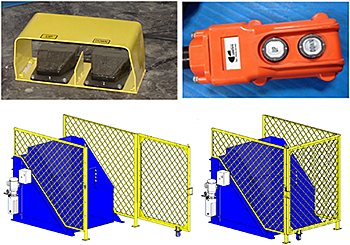 Optional Hand Control, Foot Control, &amp; Gate Enclosure