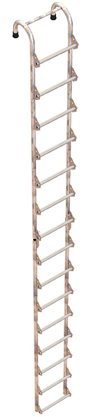 Vestil NTAL-15-HDG Galvanized Tank Ladder