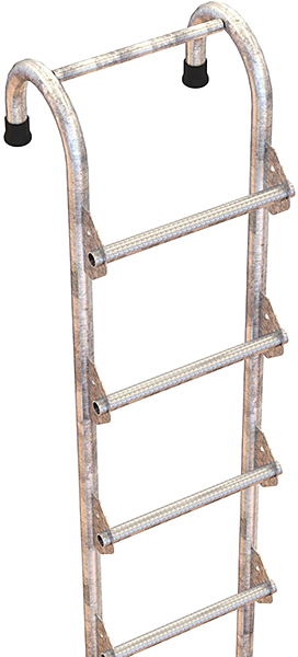 Vestil NTAL-15-HDG Galvanized Steel Tank Ladder