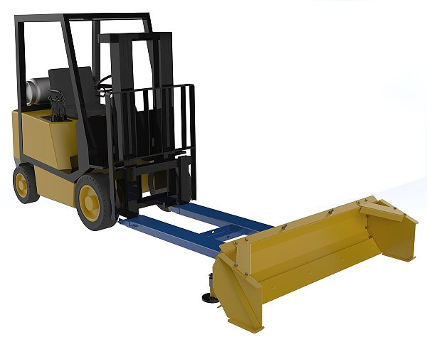   Vestil SPB-VP-848-72 Forklift Snow Plow Push Box Attachment