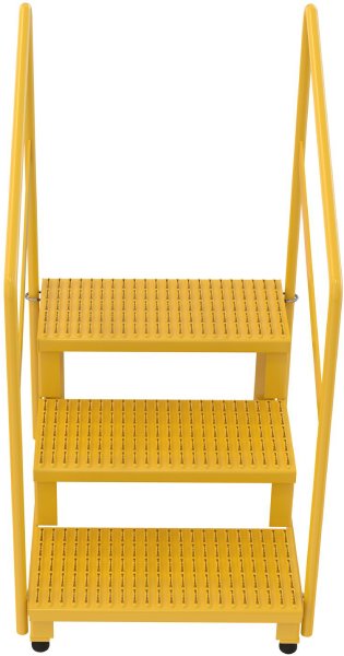 Vestil ASP-24-3-HR Step Stand with Handrails