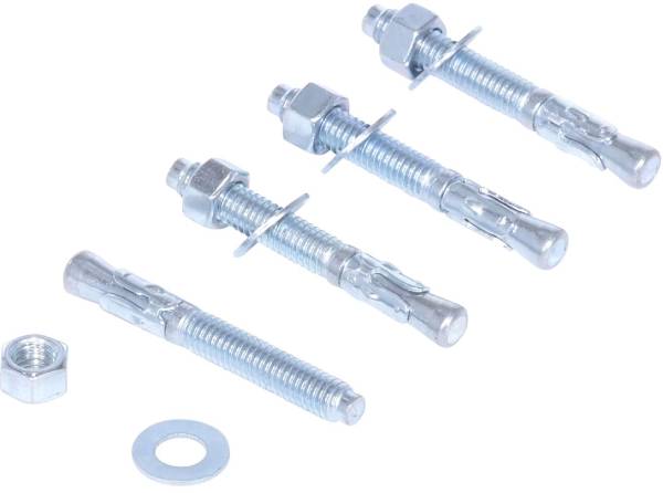 AS-383-4PK-2 - (4) 3/8 x 3 Concrete Anchor Bolts