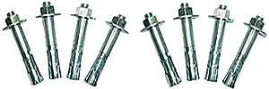Vestil AS-344-4PK-2 Concrete Anchor Bolts