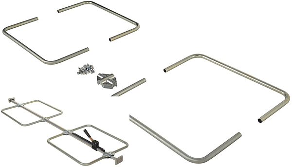 Vestil CH-7 Galvanized Hoops
