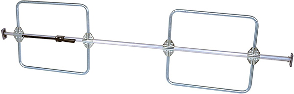 Vestil CB-H7-5 Aluminum Galvanized Cargo Bar