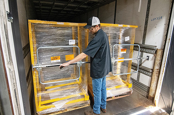 Vestil CB-H7-7 Aluminum Galvanized Cargo Bar