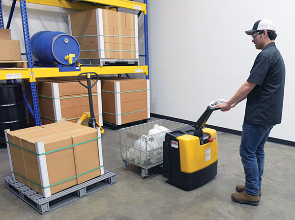 Narrow Fork Pallet Jack