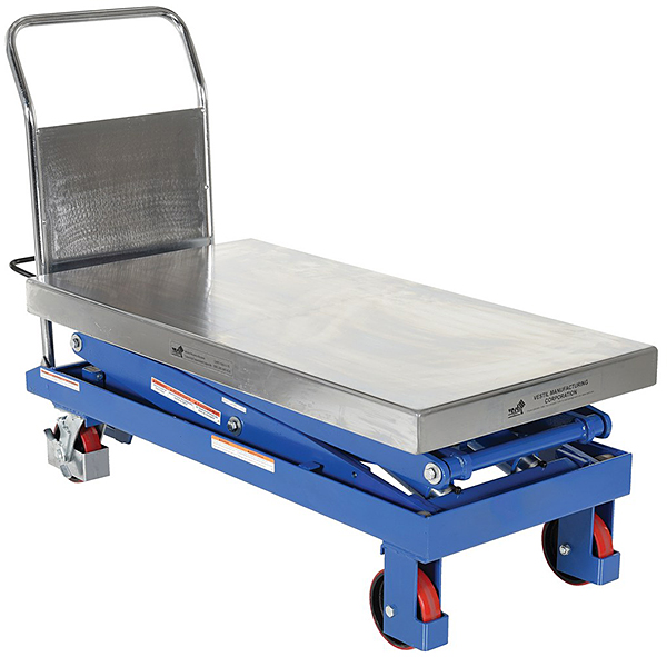 Vestil CART-1500-D-TS Hydraulic Lift Cart
