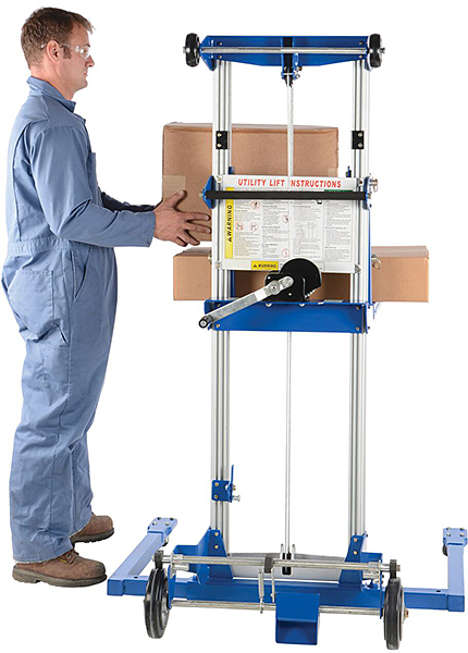 Vestil A-LIFT-S-HP Hand Winch Lift Truck 