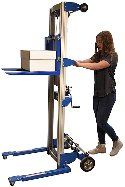 Vestil A-LIFT-S-EHP Hand Winch Lift Truck 