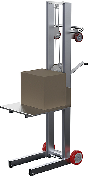 Vestil ALLW-2020-FW Aluminum Portable Load Lifter