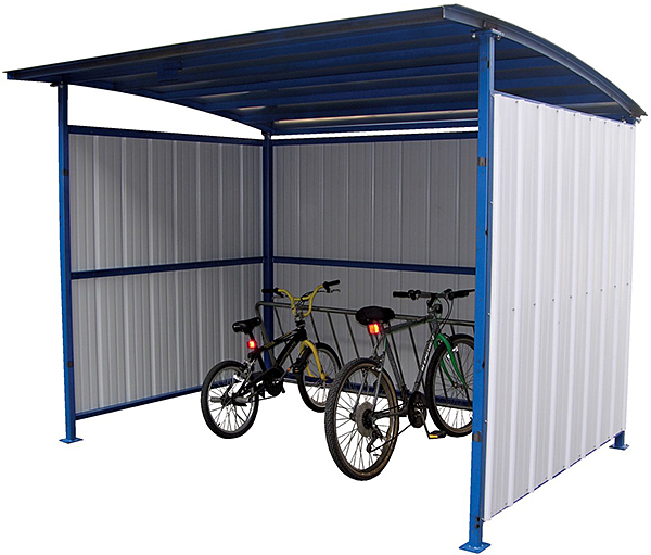 Vestil MDS-96-BK Bicycle Storage Shelter