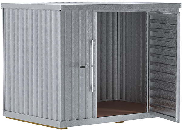 Vestil STOR-96-G-W-1RH Galvanized Storage Building