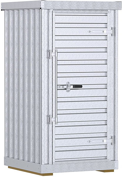 Vestil STOR-44-G-W-1RH Galvanized Modular Storage Building