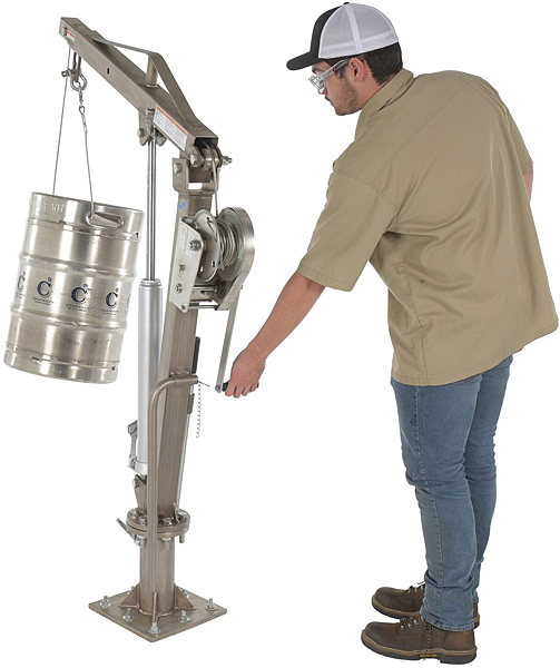 Vestil WTJ-2-SS Stainless Steel Jib Crane For Pick-Up Truck 
