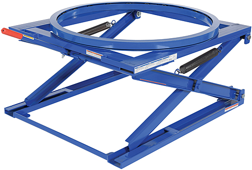 Adjustable Pallet Stand With Carousel
