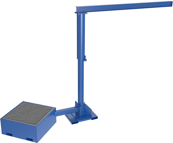 Vestil Portable Jib Crane - Prefilled