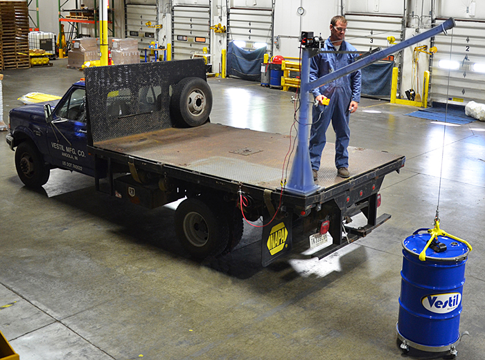 DC Power Lift Jib Crane
